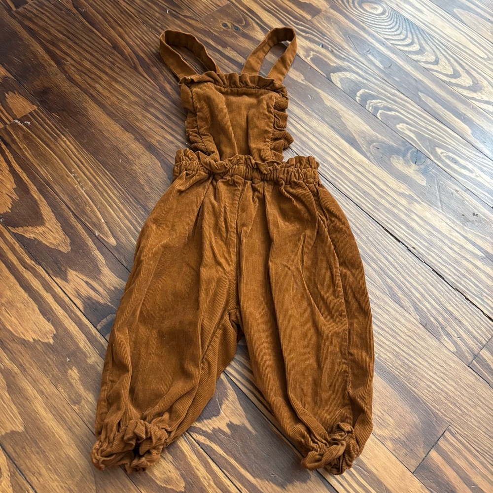 The new society ruffle cord jumpsuit sleeveless